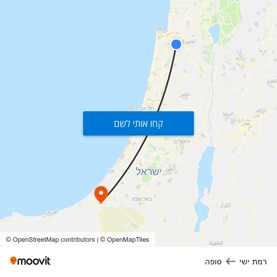 מפת רמת ישי לסופה
