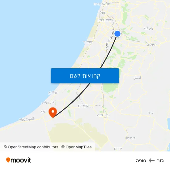 מפת גזר לסופה