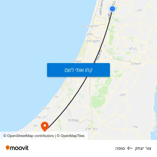 מפת צור יצחק לסופה