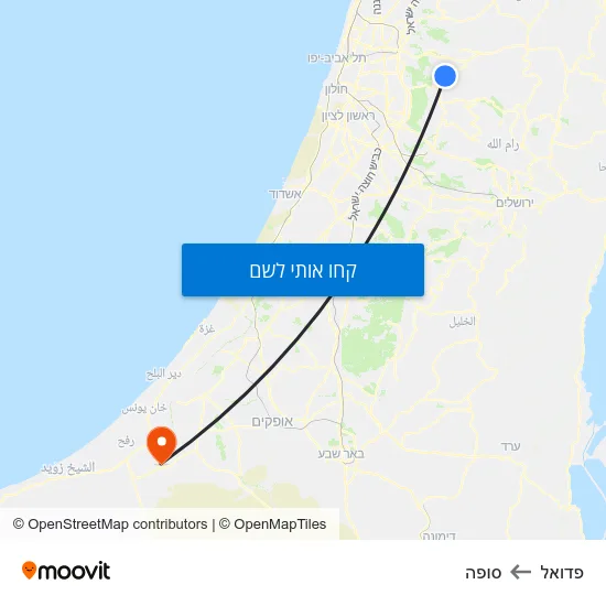 מפת פדואל לסופה
