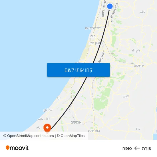 מפת פורת לסופה