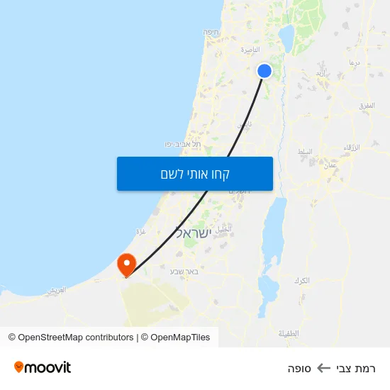 מפת רמת צבי לסופה