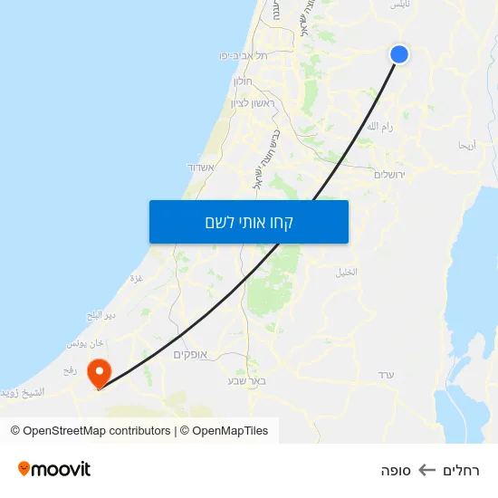 מפת רחלים לסופה