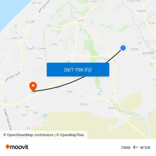 מפת פטיש לסופה