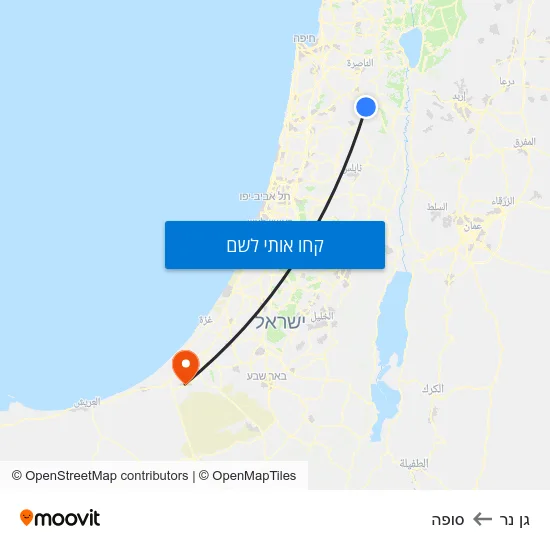 מפת גן נר לסופה