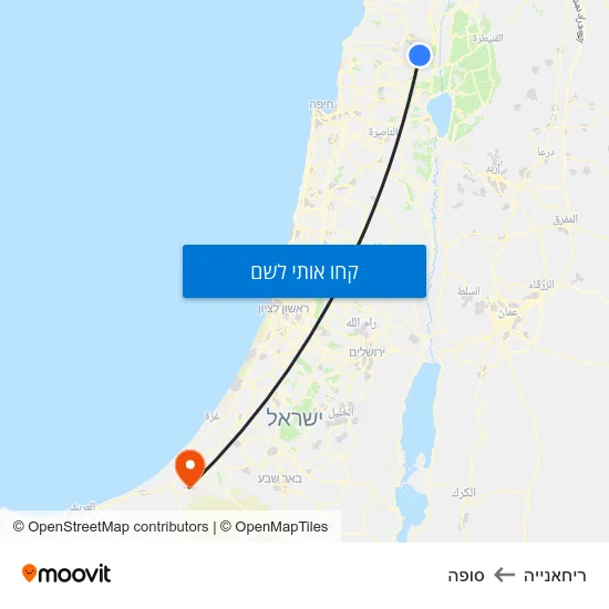 מפת ריחאנייה לסופה