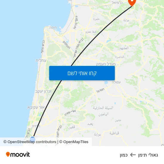 מפת גאולי תימן לכמון