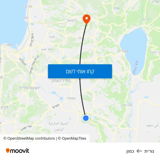 מפת נורית לכמון