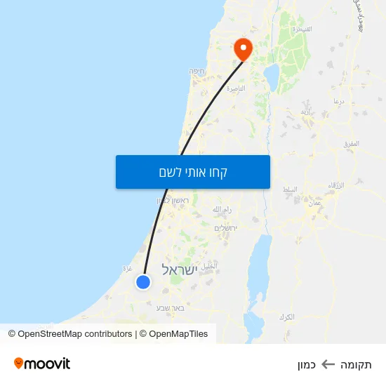מפת תקומה לכמון
