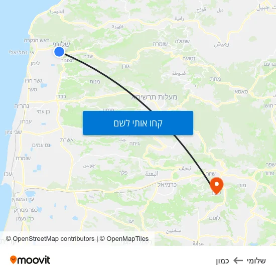 מפת שלומי לכמון