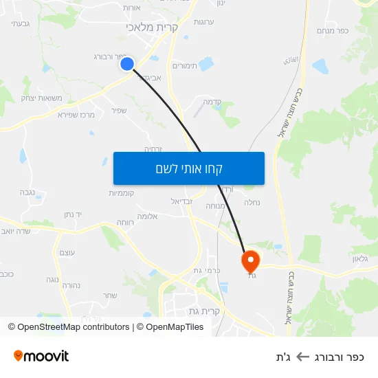 מפת כפר ורבורג לג'ת