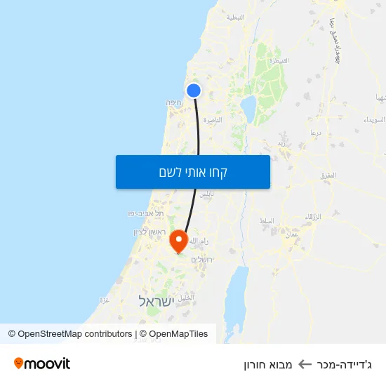 מפת ג'דיידה-מכר למבוא חורון