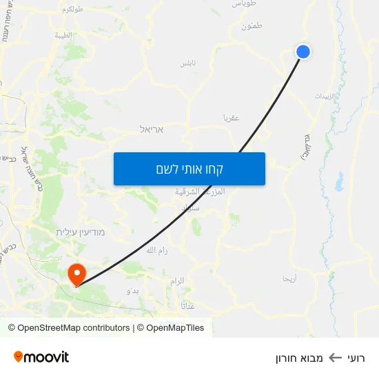 מפת רועי למבוא חורון