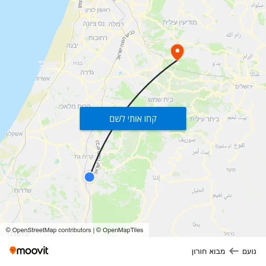 מפת נועם למבוא חורון