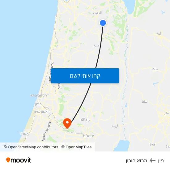 מפת ניין למבוא חורון