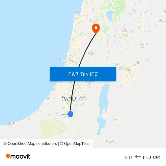 מפת אום בטין לגן נר