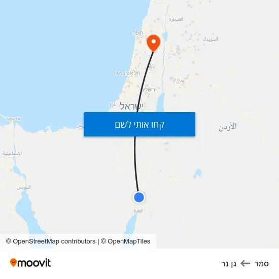 מפת סמר לגן נר
