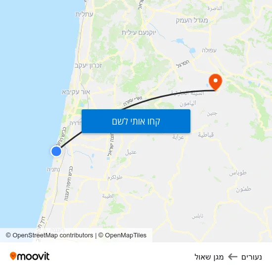 מפת נעורים למגן שאול
