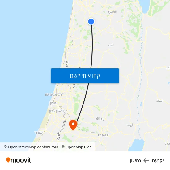 מפת יקנעם לנחשון