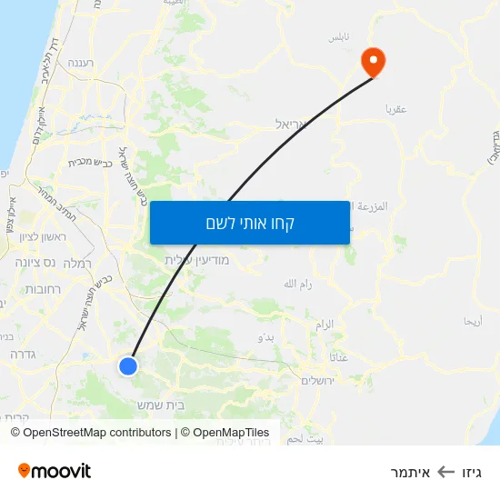 מפת גיזו לאיתמר
