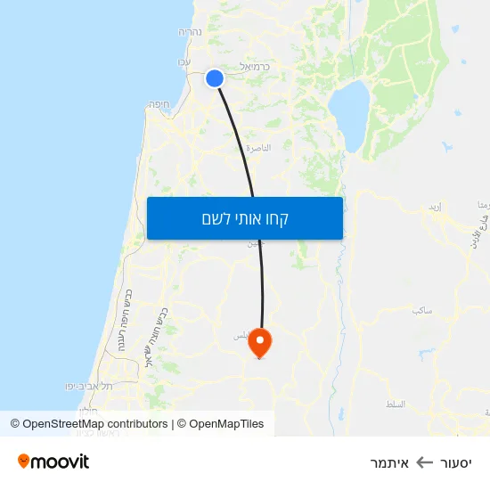 מפת יסעור לאיתמר