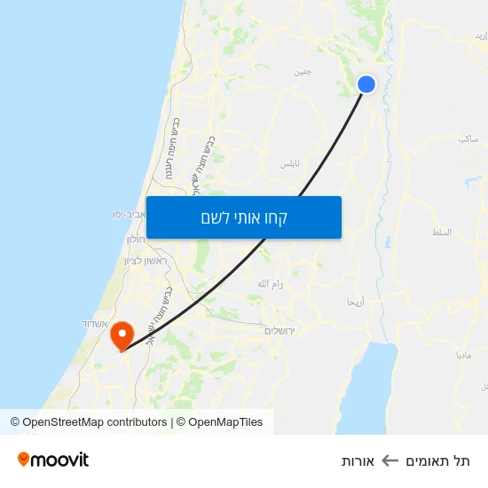 מפת תל תאומים לאורות