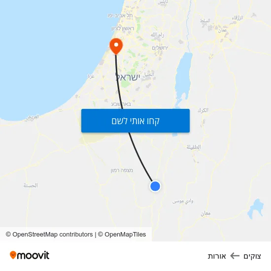 מפת צוקים לאורות