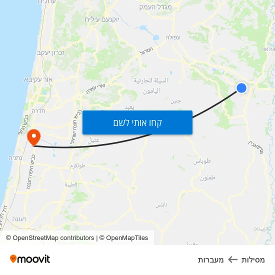 מפת מסילות למעברות