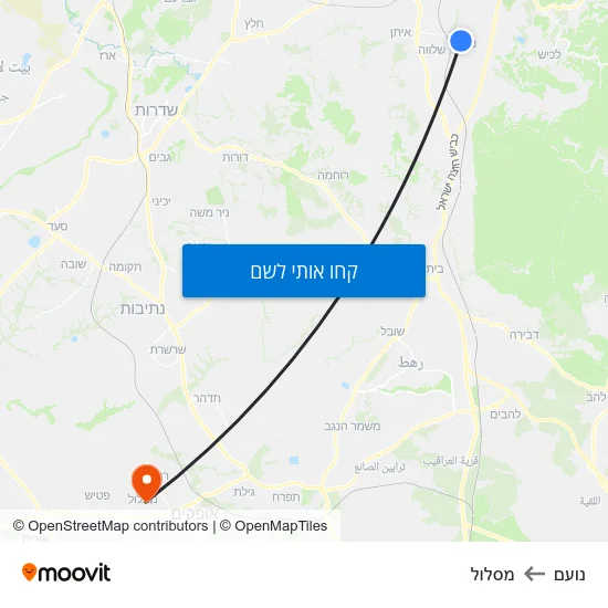 מפת נועם למסלול