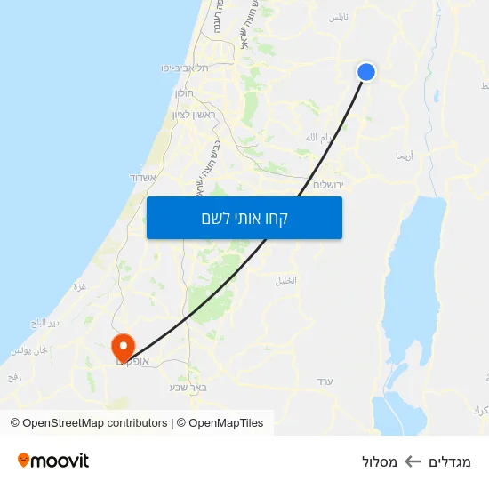 מפת מגדלים למסלול