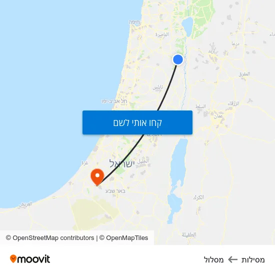 מפת מסילות למסלול