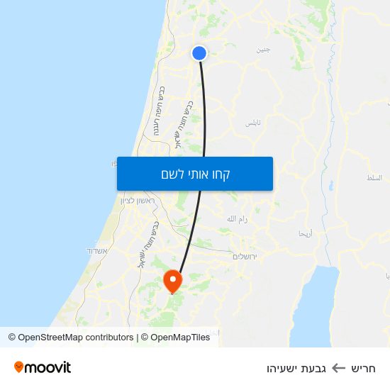 מפת חריש לגבעת ישעיהו