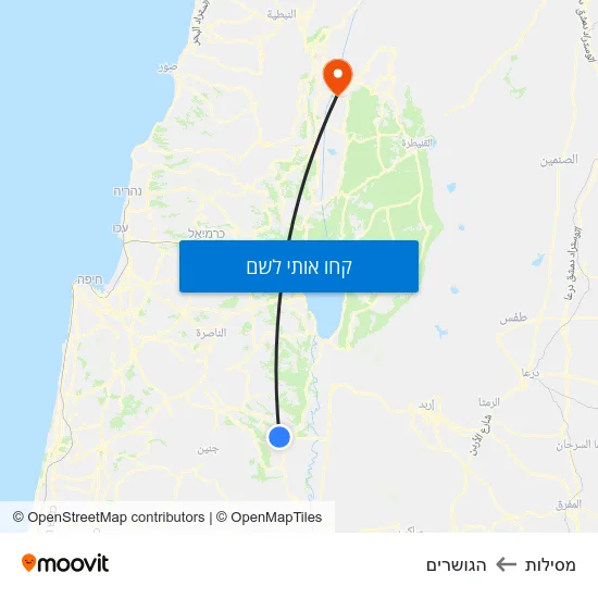 מפת מסילות להגושרים