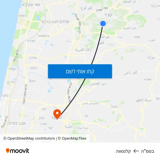 מפת בסמ"ה לקלנסווה