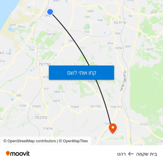 מפת בית שקמה לרהט