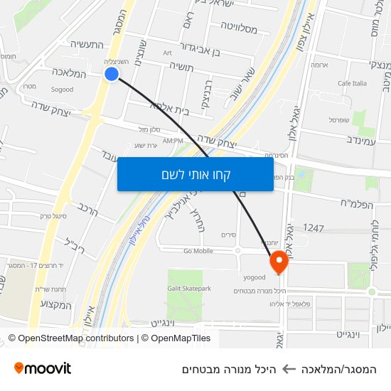 מפת המסגר/המלאכה להיכל מנורה מבטחים