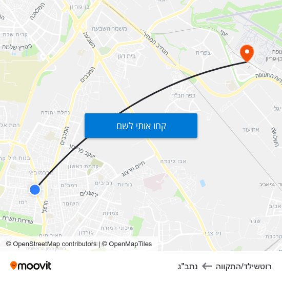 מפת רוטשילד/התקווה לנתב"ג