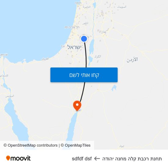מפת תחנת רכבת קלה מחנה יהודה לsdfdf dsf
