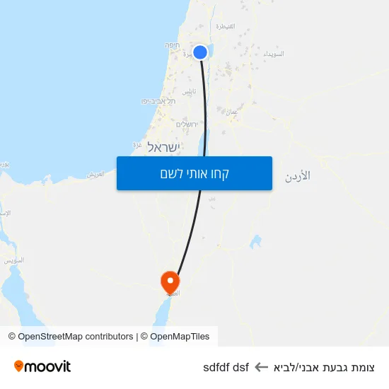 מפת צומת גבעת אבני/לביא לsdfdf dsf