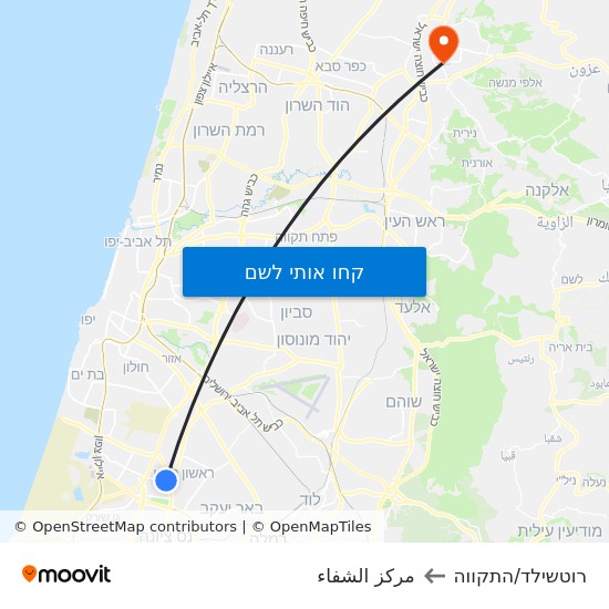 מפת רוטשילד/התקווה לمركز الشفاء