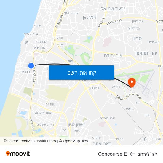 מפת קק''ל/רהב לConcourse E