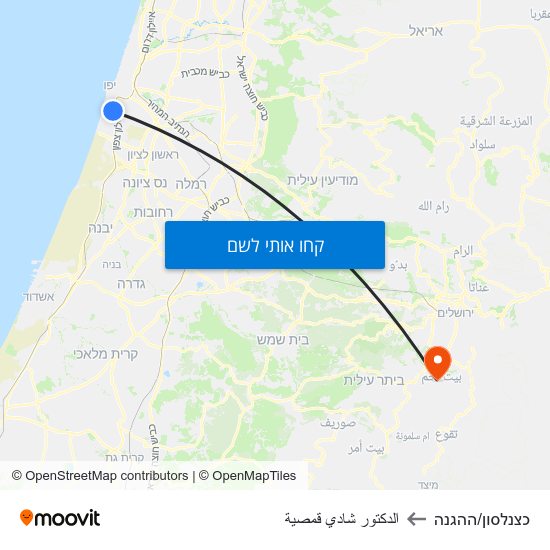 מפת כצנלסון/ההגנה לالدكتور شادي قمصية