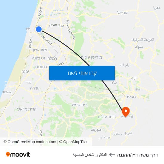 מפת דרך משה דיין/ההגנה לالدكتور شادي قمصية