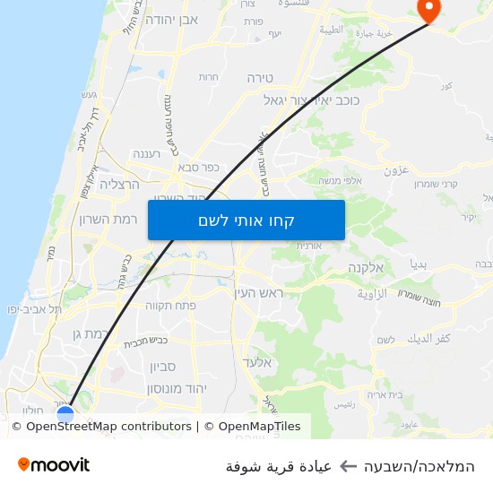 מפת המלאכה/השבעה לعيادة قرية شوفة