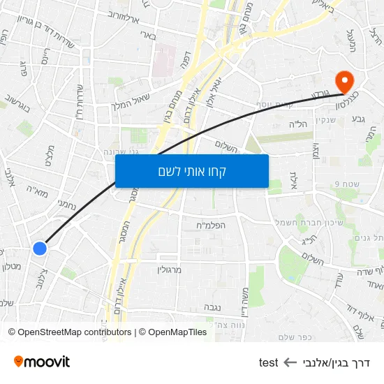 מפת דרך בגין/אלנבי לtest