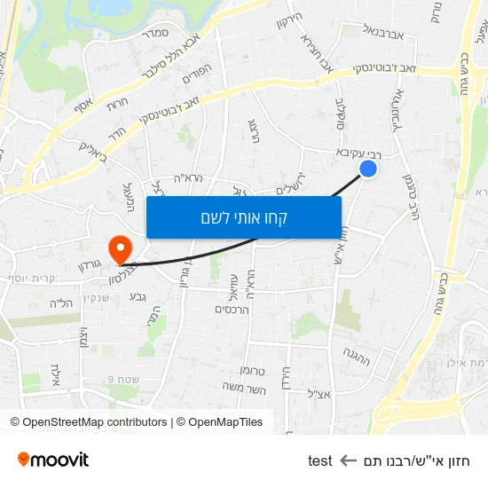 מפת חזון אי''ש/רבנו תם לtest