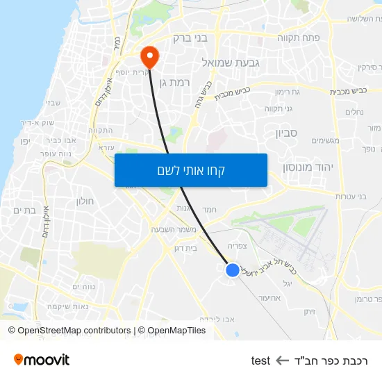 מפת רכבת כפר חב"ד לtest