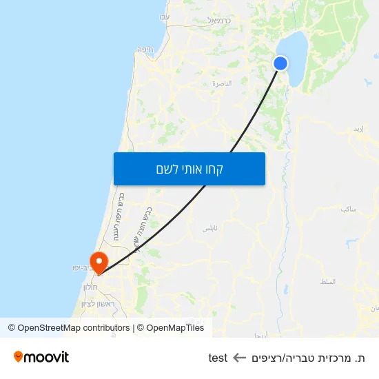 מפת ת. מרכזית טבריה/רציפים לtest