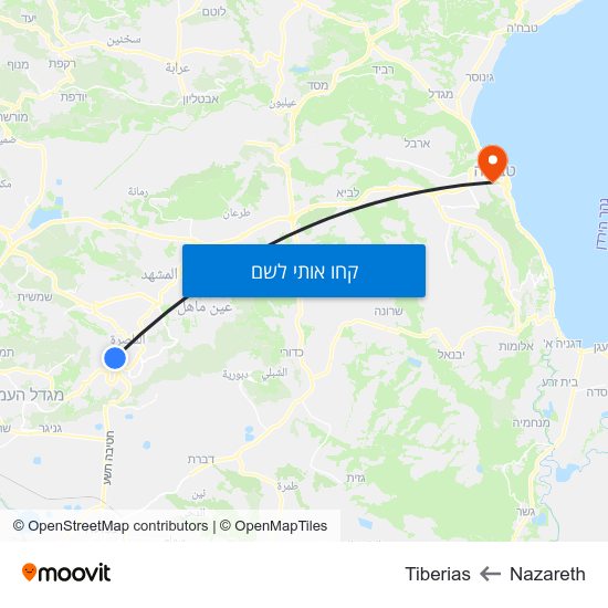 מפת Nazareth לNazareth