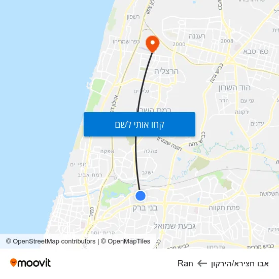 מפת אבו חצירא/הירקון לRan
